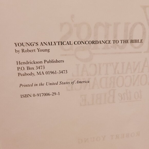 Young's Analytical Concordance of the Bible - Picture 5 of 7